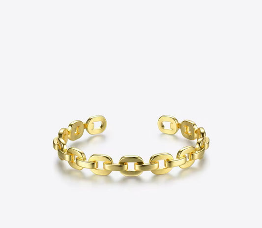 Small Karis Link Chain Cuff Bracelet