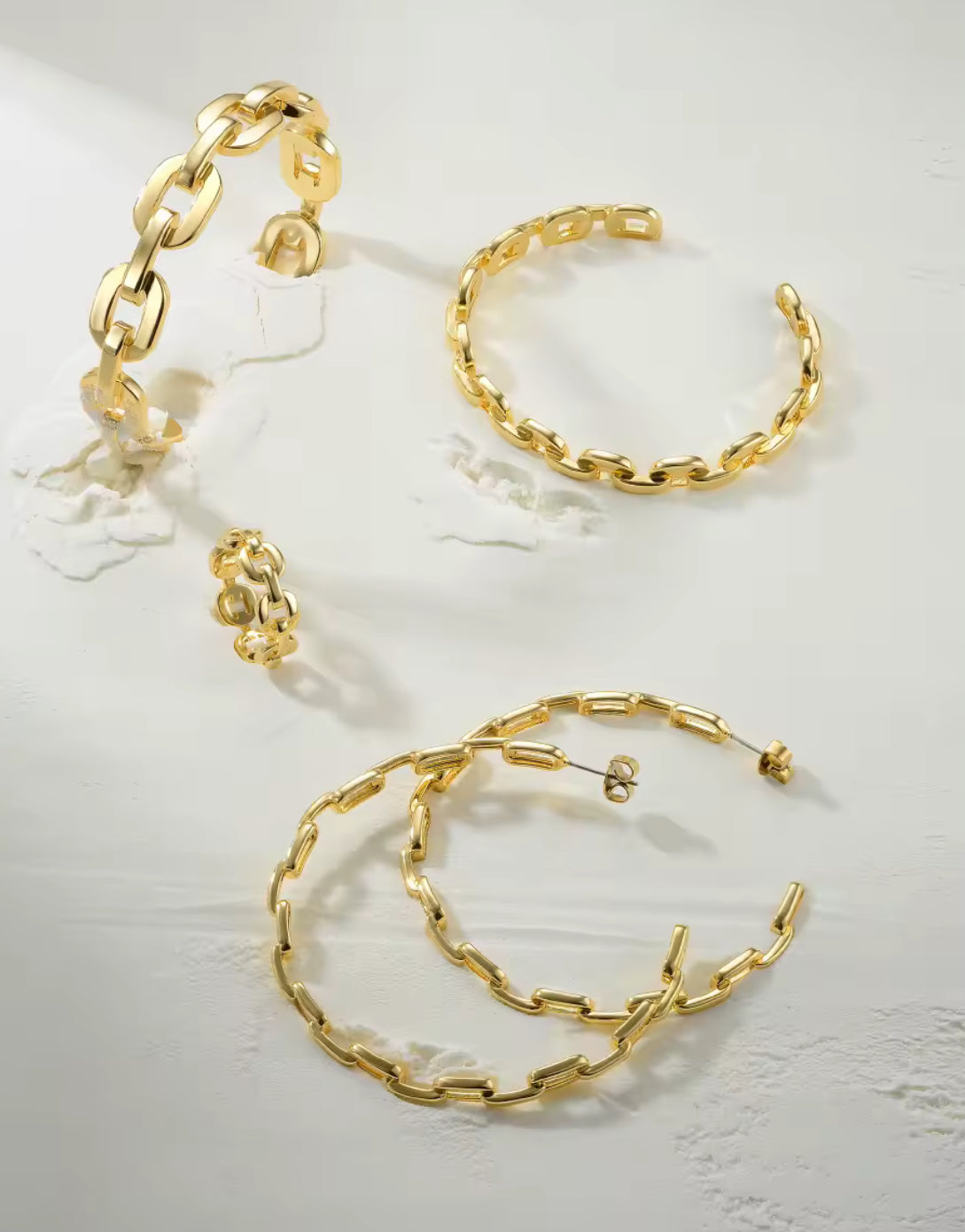 Small Karis Link Chain Cuff Bracelet