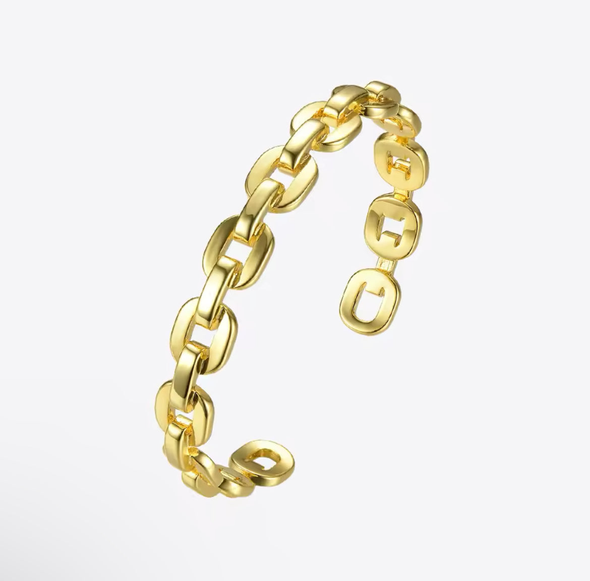 Small Karis Link Chain Cuff Bracelet