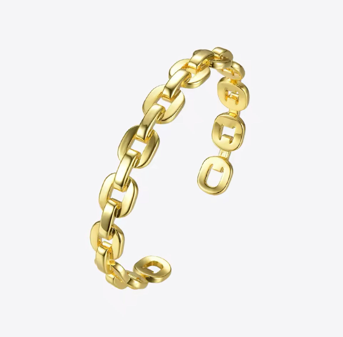 Small Karis Link Chain Cuff Bracelet