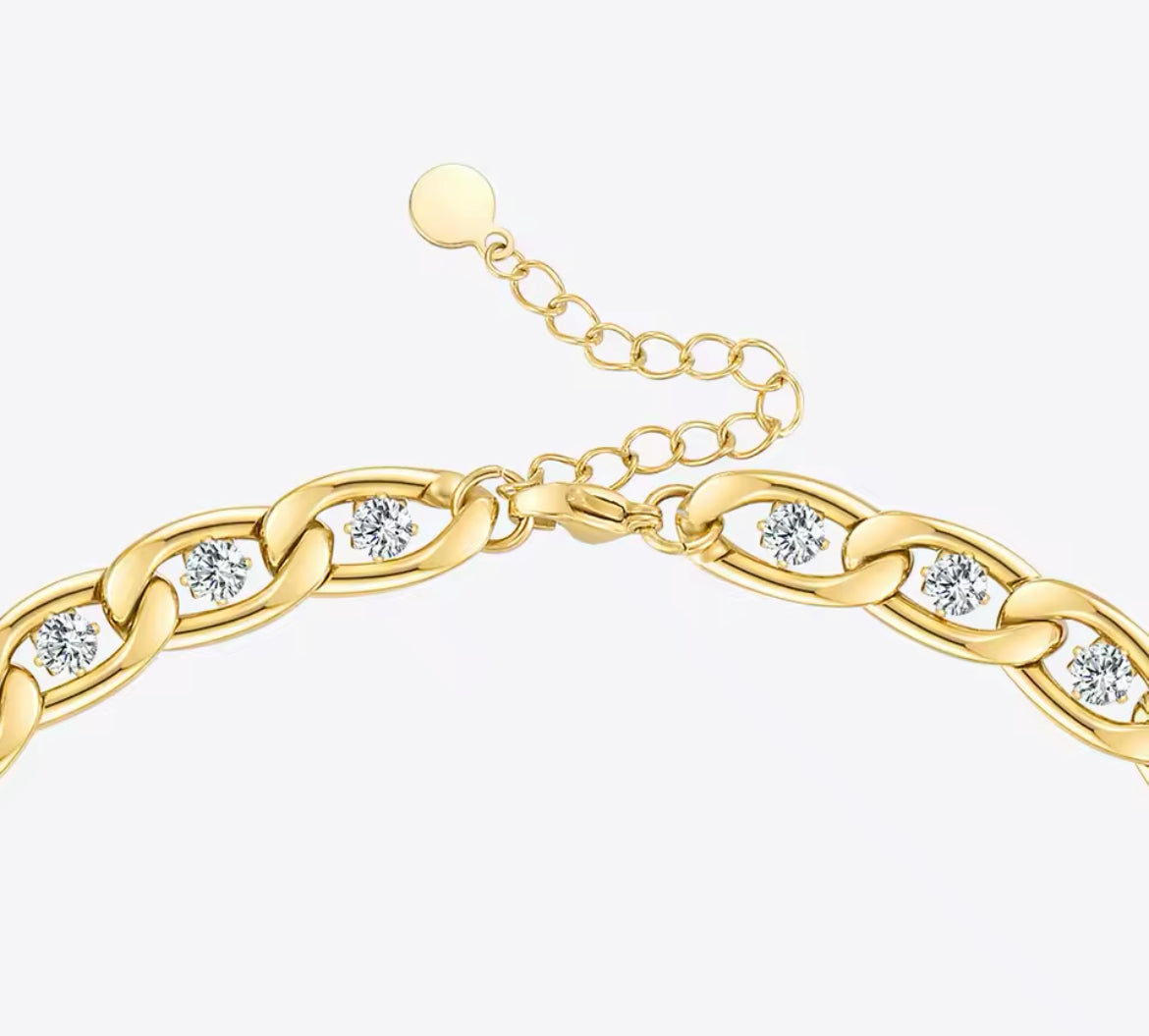 Amari Zircon Link Choker